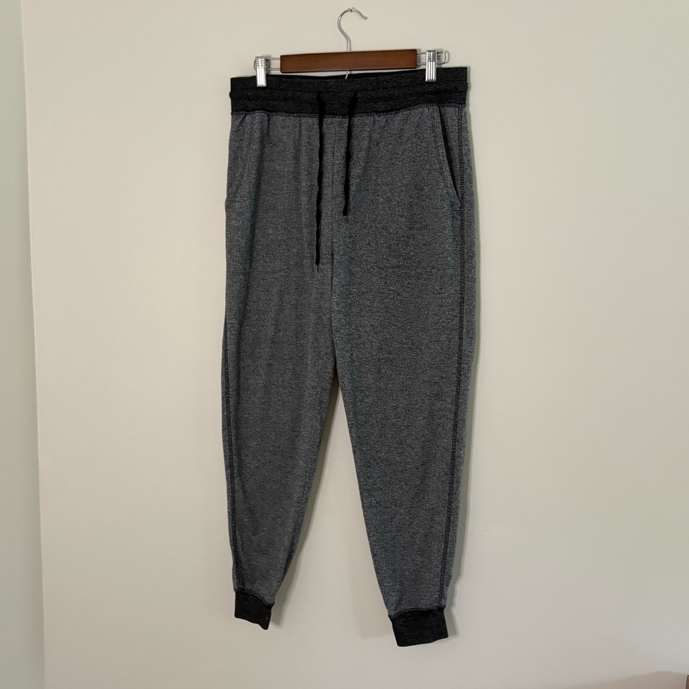 Carbon Charcoal Joggers with Black Adult Large Streetwear Pants Casual